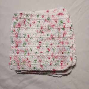 Handmade Crochet Washcloth Set